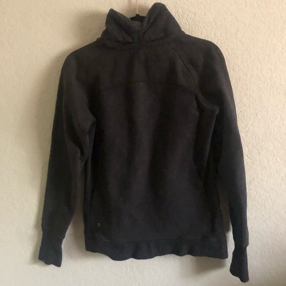 Lululemon Women’s Cozy Cuddle Up Jacket Size 8 Heathered Black - Picture 3 of 6